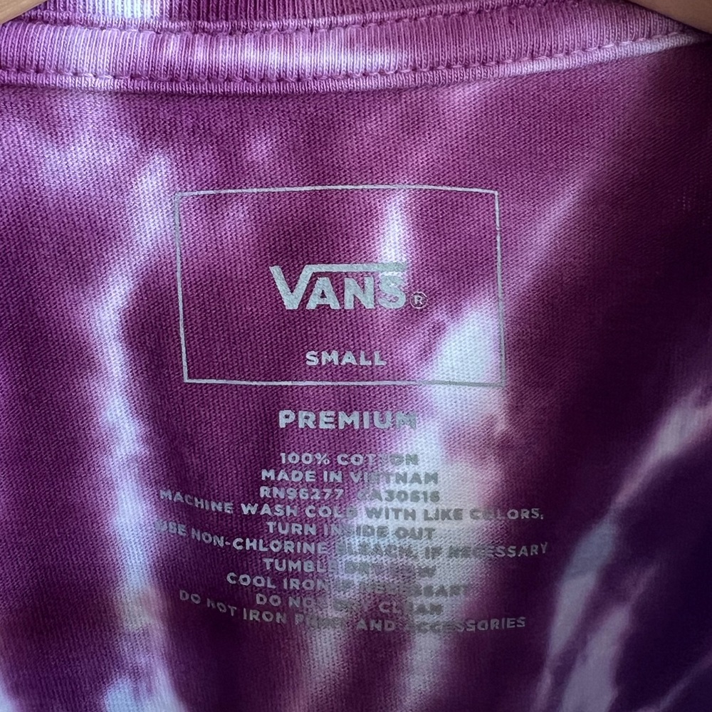 Vans Tie-dye Cotton Tee - Size small - Picture 3 of 4